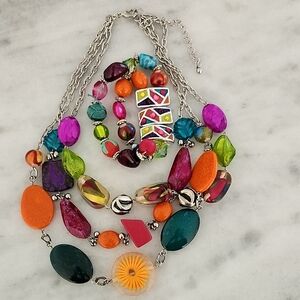 Colorful Multi-Stone Necklace